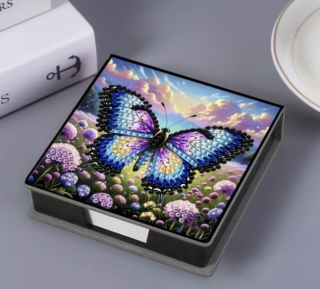 Diamond Painting Notizblock Schmetterling